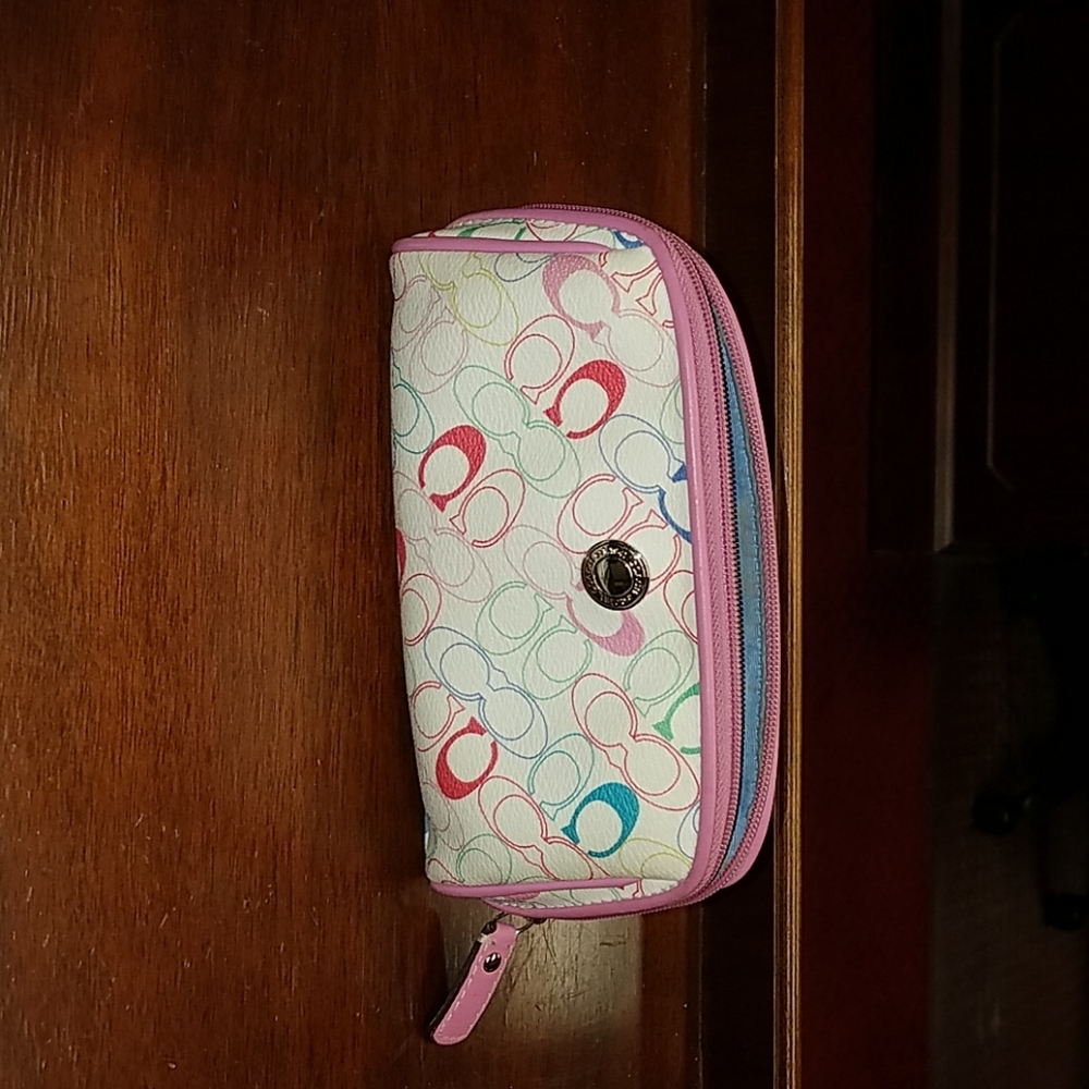Coach makeup bag